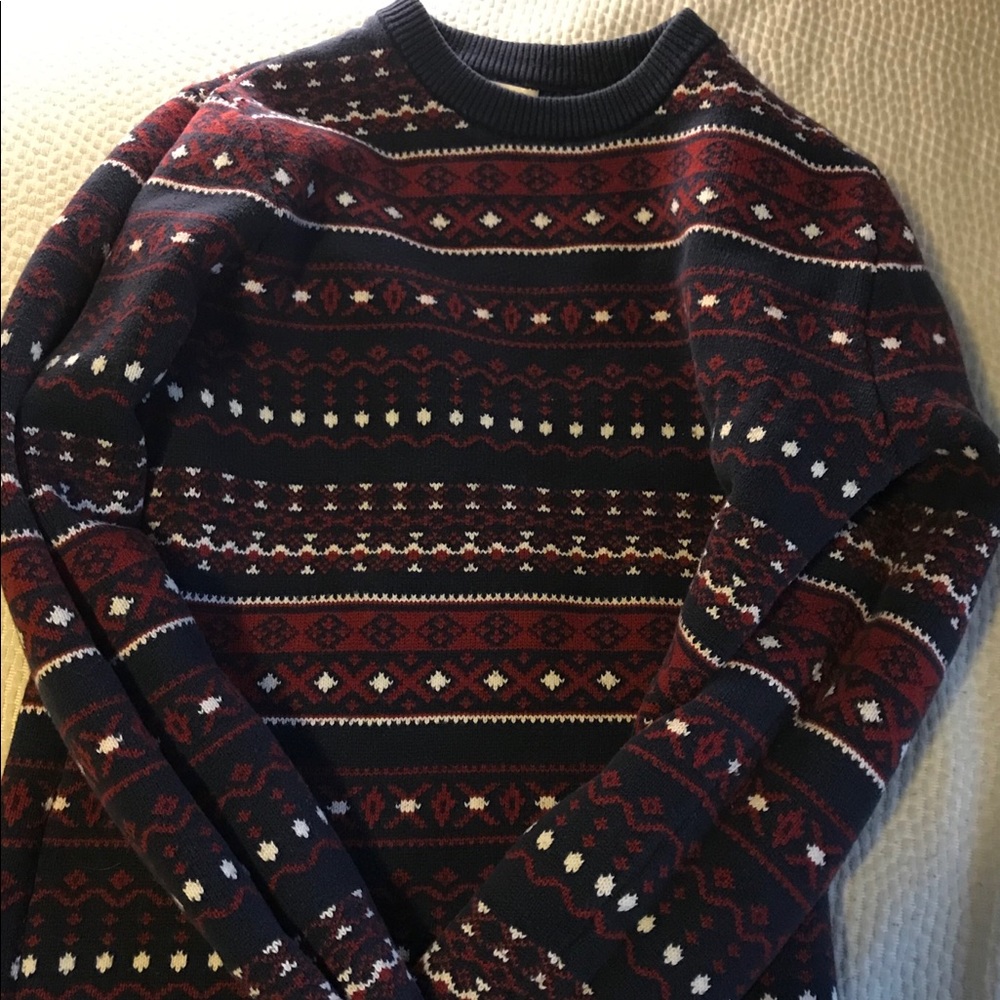 M Merona Xmas Sweater, Stripe